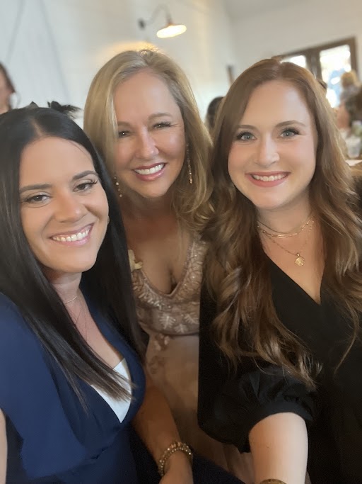 Judy Harris, Courtney Jenkins, and Shelby Hall